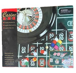 Casino Cache Roulette, Black Jack, Poker Set New In Box