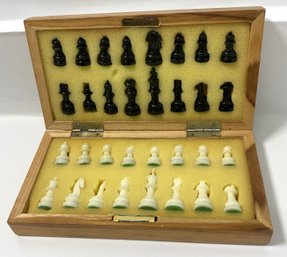 Small Travel Chess Set With Travel Case 1 Of 2