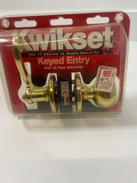 New In Box: Kwikset Keyed Entry Door Knobs Replacement
