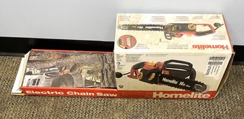 Homelite Electic Chain Saw In Box