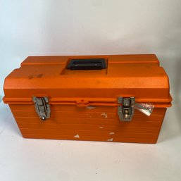Plastic Toolbox With Lots Of Handy Tools!
