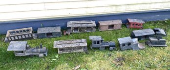 A Huge Collection Of Hand Crafted Model Trains And Railroad Accessories