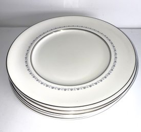 Set Of 5 Royal Doulton Bone China Tiara 10.5inch Plates