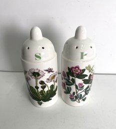 The Botanic Garden Collection: Portmeirion, Made In England Pair Of Salt & Peppers