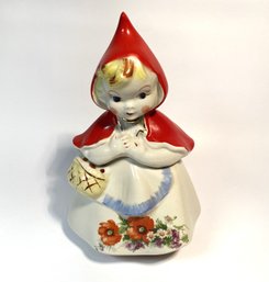 1940s Hull Ceramics Little Red Riding Hood Collectible Cookie Jar