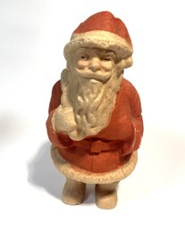 Vintage Paper Mache / Paper Pulp Santa Figurine