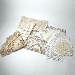 Lot Of 8 Assorted Doilies