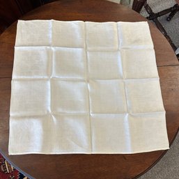 Single Linen Square Napkin Or Accent Table Covering