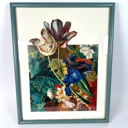 Art Poster 'Flowers In A Terra Cotta Vase' By Jan Van Huijsum