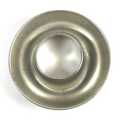 Vintage Aluminum Round Donut Shaped Jello Or Ice Mold 7.75'