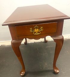 Vintage Pennsylvania House Mahogany Single Drawer Night Stand Or End Table
