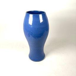 Stunning Cobalt Blue Glazed Studio Pottery Vase