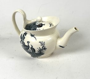 Antique Porcelain Small Tea Pot Wedgwood Etrupia England