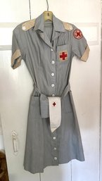 WW2 Red Cross Volunteer Nurse Uniform With Hat