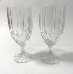 Pair Of Vintage Glass Goblets