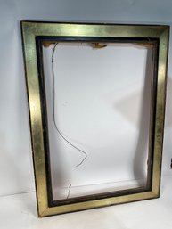 Large Antique Mirror With Gold Tone