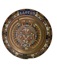 Copper Mexican Cancun Tourist Plate