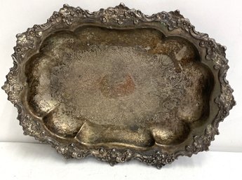 Ornate Silverplate Platter