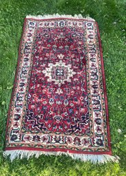 Vintage Handmade Persian Sarouk Style Rug With Beautiful Red Primary Color 38'x69'