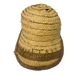 Woven Straw Cap Hat With Brim