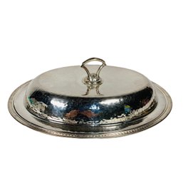 International Silver Plate Lidded Serving Plate