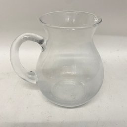 Clear Glass Water Pitcher