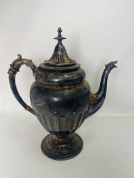Antique Ornate Silverplate Tea Pot