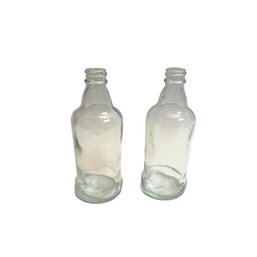 Miniature Pair Of Glass Bottles
