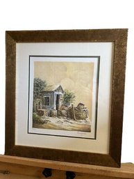 Jacov Nowogroder Old Country House Boat Hand Signed & Numbered! Custom Framed & Matted
