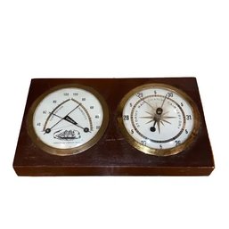 Small Desktop Barometer And Thermometers Comfort Gauge