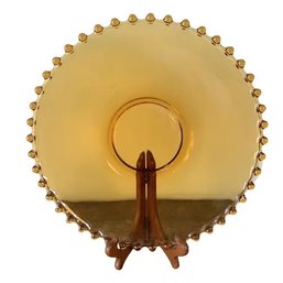 Dalzell Viking Candlewick Charger Plate Yellow Single Replacement