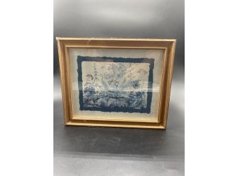 Small Framed Floral Print