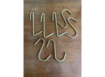 Lot Of 6 S And L Hanging Hooks