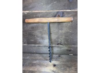 Antique Auger Beam Hand Drill