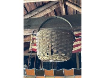 Large Wovenbasket With Handle