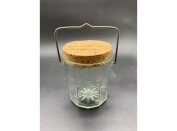 Small Glass Jar With Cork Lid