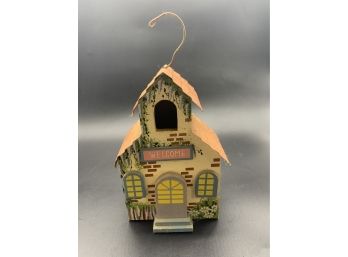 Hanging Wooden Painted Decorative Birdhouse