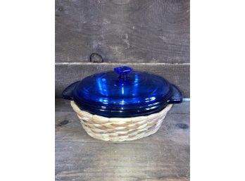 Vintage Anchor Casserole Bowl