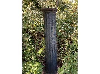 Antique Iron Colum (that Sundial Was Mounted)