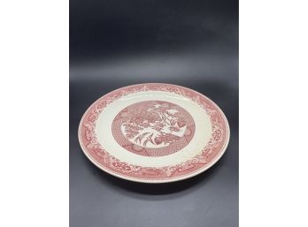 Beautiful Pink Willow Serving Plate