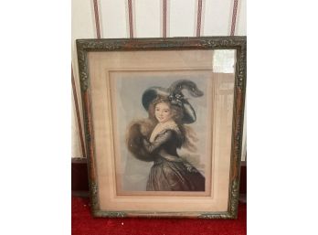 Antique Arthur B Brook Artist Proof Print In A Beautiful Frame.