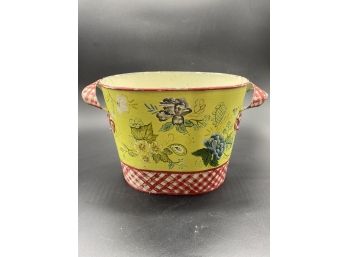 Tracy Porter Painted Metal Basket Container