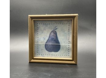 Small Framed Pear Print By Basco Transworld Inc