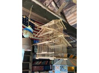 Wooden Bird Cage