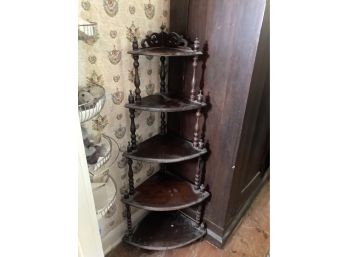 5 Tier Victorian Style Corner Shelf