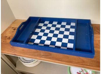 Checkered Board Serving Tray