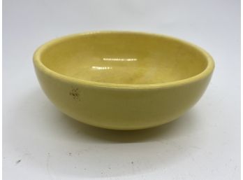 Vintage McCoy Pottery USA Small Yellow Pottery Bowl