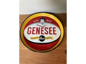 Genesee Ask For Jenny  Metal Been Tray