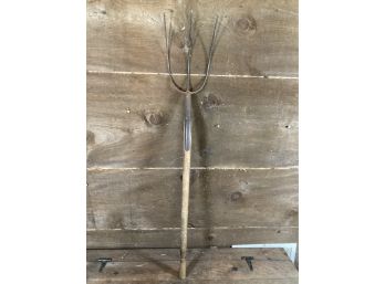 Antique Short Iron Pitchfork Great Wall Decor