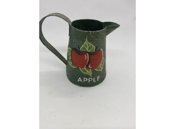 'Apple' Metal Vintage Creamer